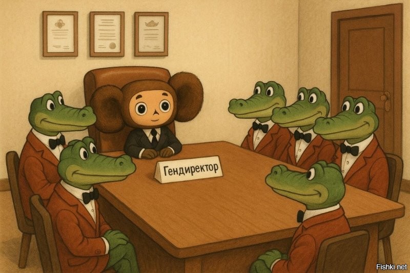 Еврей он или не еврей, но Чебурашка стал большим начальником :)