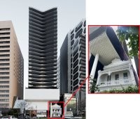 Кстати № 26 очень неплохо. Сохранили здание и его реально видно. И вокруг хоть и современные урбанистические здания, но они такие строгие и величественные, красивые по своему. Вместе сочетание времён. Очень колоритно.