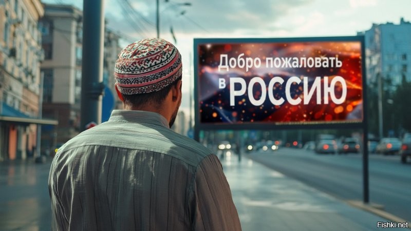 Россия - добрая душа, Но не учитывает, что "они приезжают не жить с нами! Они приезжают жить вместо нас"!!