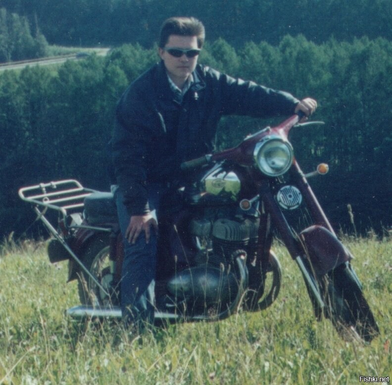 вот я в 96 году. снятый на плазму..