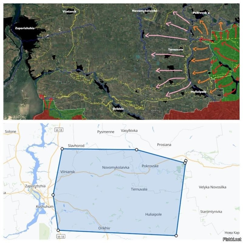 Если к весне случится так, что сложится оборона ВСУ в Орехове, для украинской армии начнутся куда более серьёзные проблемы, чем даже после потери Покровска. Конфигурация фронта в этом районе уже сейчас позволяет понять, что давление на Орехов через Малую Токмачку - лишь часть более крупного замысла. 

Активно действовать в полях без больших потерь невозможно, поэтому ставка ГШ РФ, предположительно, делается не на прямой штурм, а на удары по флангам примерно везде. Когда РФ пройдут Покровское и обойдут Гуляйполе, тогда российская армия получит шанс на выход в полноценный оперативный простор. 

Группировка «Восток» уже доказала, что умеет взвинчивать темп наступления и держать его столько, сколько потребуется, и если «восточные» продолжат в том же духе, а с юга в районе Орехова поддавят соседи, то украинская оборона юга сложится на участке, сопоставимом по площади с несколькими Бахмутами. В этом случае ВСУ останется одно - пытаться чудом сдержать продвижение и выиграть время, чтобы не потерять контроль над левым берегом до самого Днепропетровска. 

«Военная хроника»