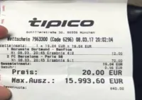 "поставив двадцать долларов, он выиграл около шестнадцати тысяч"

Точно была ставка 20 долларов?

Именно ДОЛЛАРОВ?