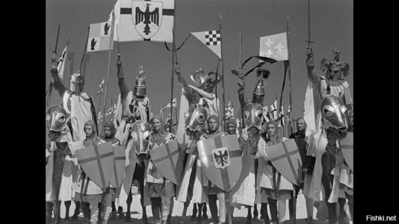 Это те самые"рыцари", что на Чудское озеро ходили?