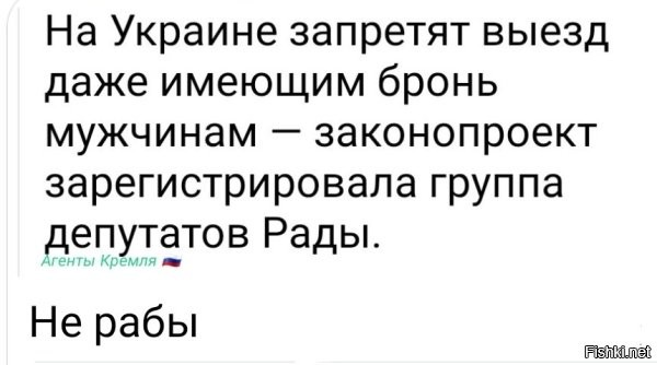 Естественно на самих депутатов [у которых есть бронь и т. д.], а так же членов их семей, данный запрет распространяться не будет