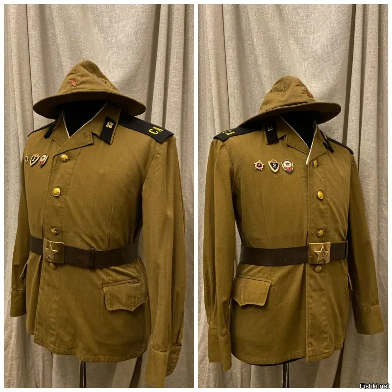 Ты забыл про различие регионов...
В СА в Средней  Азии не было крючков и пилоток. Жарко там...
В Израиле ещё жарче.
Полевая форма Советской армии обр. 1969г.