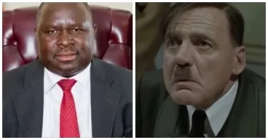 Ранее в интервью немецким СМИ африканский политик утверждал, что не имеет никакого отношения к нацистской идеологии, просто отец решил приколоться его назвать в честь нацистского вождя, не имея представления, чем тот занимался.
----------------------------------------------
Да ладно... Выж как две капли воды похожи...