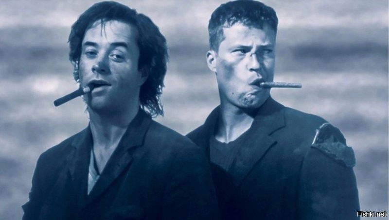 Тиль Швайгер в клипе.Он мне запомнился больше по фильму достучатся до небес.