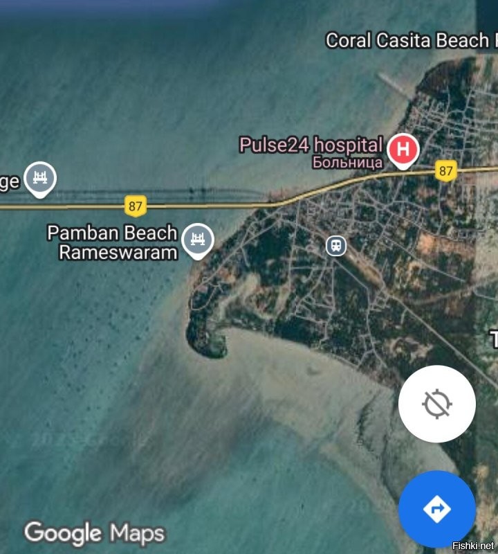 Если что, туда нормальная дорога есть, по тому новому мосту.