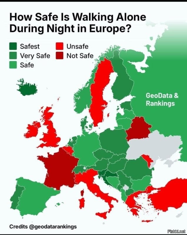 я не знаю, какой долб.оёб эту карту сделал, но дебилизм этой карты зашкаливает! Значит в Белоруссии гулять не безопасно, а , бл.ять, в Германии с наплывом ослоё.бов по всей стране, безопасно? p/s понятно, что какой-то еб.лан тупой из Европы это нарисовал.
