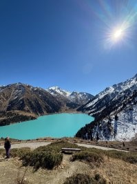 Большое Алматинское озеро. Снято без фильтров.
