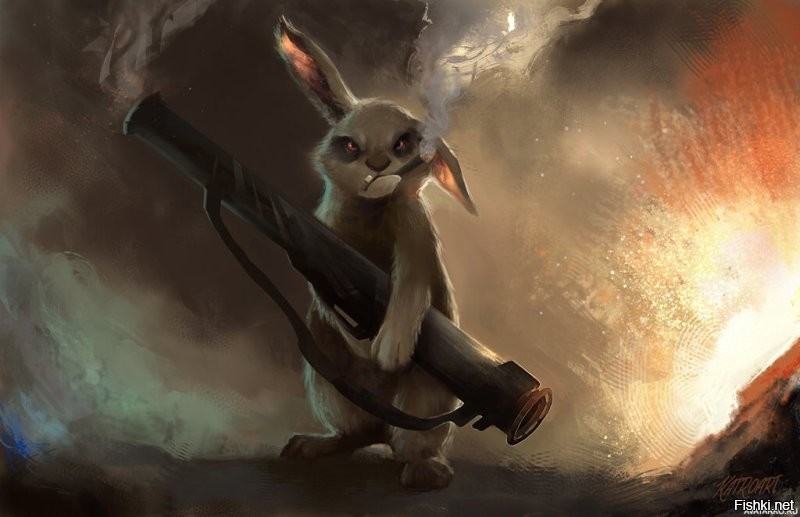 Кролики ему помешали, видишь ли...