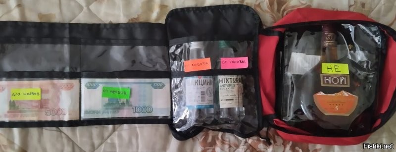 Или вот до этого аптечку от всего...