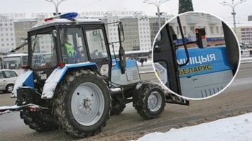 Погоня за нарушителем на полицейском автобусе