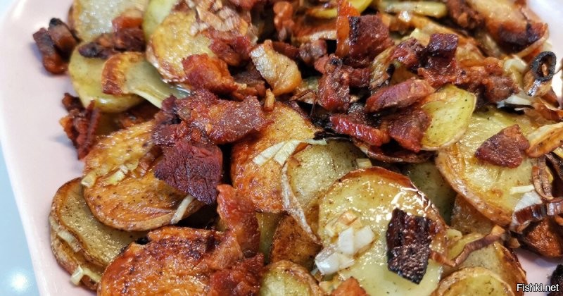 Все толково!
 Но за десять минут до окончания жарки картошечки кинуть в сковородку рубленый чеснок! Аромааат! Даже соседка придёт, возможно с бутылкой!