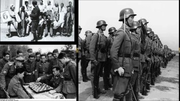 "К тому времени Геббельс уже начал раскручивать истерию, как в милую и невинную Германию вторгаются большевистские монгольские орды." Был бы живой, можно было бы напомнить министру, хотя бы, о калмыках.