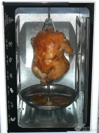 как кура на вертеле)