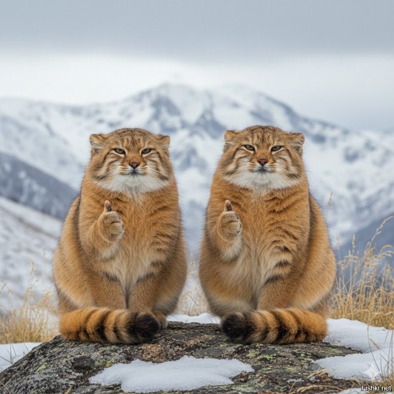 Манул Тимофей успешно завершил процесс зажировки