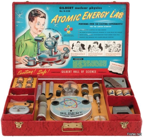 До 50-х годов радиация не считалась опасной. Радиоактивные вещества были в игрушках

в лекарствах

в косметике и т.д