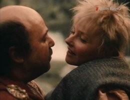 Весьма разнообразны роли и фильмы Калягина. Я из неназванного вспомню "Комедию о Лисистрате" и мультфильм о коте Леопольде.