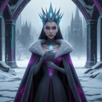 Да возьмите за основу ИИ, это конечно не снегурочка, а снежная королева, вот что получилось за 5 минут: