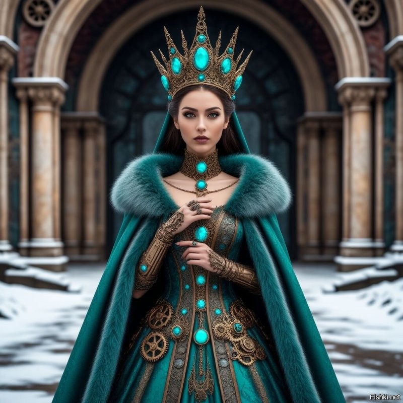 Да возьмите за основу ИИ, это конечно не снегурочка, а снежная королева, вот что получилось за 5 минут: