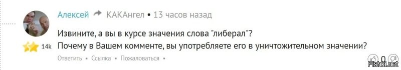 Опять этот защитник либералов вылез.