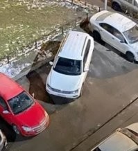 У меня во дворе один контрацептив очень часто так ставит, вот как ехал, так и оставляет! Никак не могу встретить, надо записку написать.