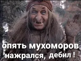 На грыбы перешел...