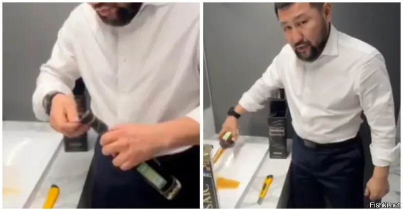 Я этого мужика уже в фишках видел! Он алкашку в раковину сливал!