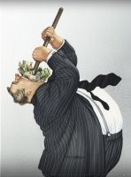 "Как-то раз философ Ксанф напился пьяным и похвалялся перед... ну, скажем так, друзьями, хотя навряд ли то были друзья. Известно, что Ксанф пригласил в свой дом незнакомца - им оказался некто Агностос, стоик из Афин. Сначала Ксанф хвалился, что это он написал басни (их писал Эзоп ), а потом похвастал, что сможет целое море выпить. И вообще, человек может все! Поспорил Ксанф с тем незнакомцем, пообещал выпить море под заклад своего имущества и даже дал письменное обязательство (на папирусе).

А утром, вспомнив обещание, пришел в ужас. Что делать-то?

Выручил, как много раз бывало, умный раб по имени Эзоп. Тот самый знаменитый баснописец , автор "Лисы и винограда" и других известных нам басен - "Два друга и медведь", "Ворон и лисица", и др.

Вот что посоветовал хозяину: "Когда вы с судьями и жителями Самоса придете на берег моря, скажи им так: море-то я выпить обещал, а вот рек, что в него впадают, не обещал. Так пусть мой соперник запрудит все реки, впадающие в море, и тогда я выпью море!"

Ксанф так и сделал, состояние свое сохранил, и все только и делали, что дивились его мудрости. "

Так вот, к чему это я вспомнил. Проблема в нашей экономике не в том, что люди мало работают, а в том, что чиновники много воруют. Перекройте денежные реки, которые утекают из нашей экономики и вопрос решится. А обогащать чиновников заставляя работать людей круглосуточно - не вариант. Они не нажрутся никогда.