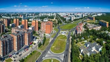 Кадры старого города. Сейчас основной по населённости Тольятти это Автозаводкой район.