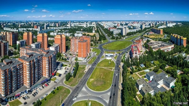 Кадры старого города. Сейчас основной по населённости Тольятти это Автозаводкой район.