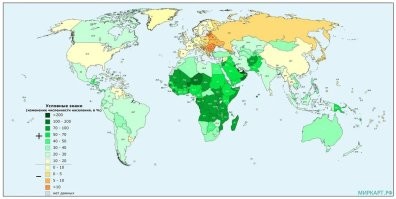 Да не особо китайцы и размножаются. Вот рост населения с учётом смертности