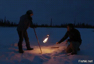 Знатно его опалило.