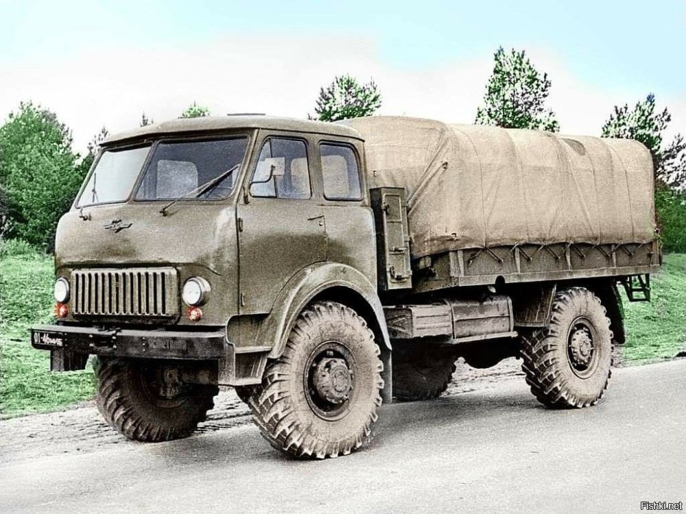 МАЗ-505 (база) Например, с лебёдкой- 505А.