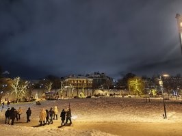 А мы в Рязань поехали. Красиво, уютно и места до хрена! Столица нового года)