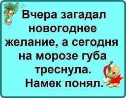 Новогоднее желание пошло не по плану
