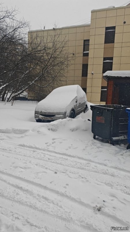 Сильный снегопад в Москве