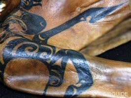 в гене кожи. Замороженных скифов много находили.