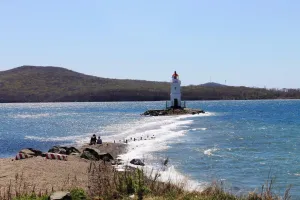 Маяк Эгершельд- одна из "визитных карточек" г.Владивосток.