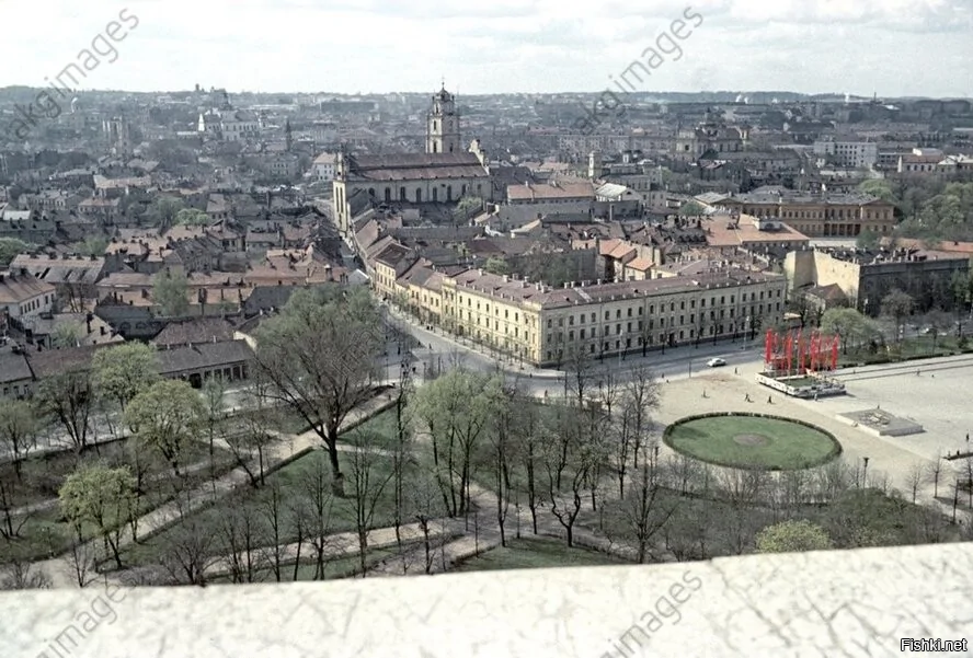 9. Вильнюс. Вид с горы Гедимина.