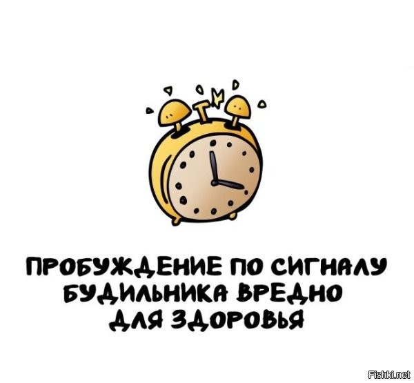 Пробуждаться от рёва дневального ещё вреднее...