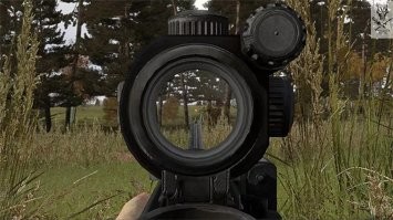 Извините, а нахрена? Перекрестие или другой указатель в коллиматоре и так показывает куда ты попасть должен. Если бы этот прицел ещё и свол подправлял, тогда понятно, а так... Можно видеокамеру к прицелу прикрутить и на интерактивные очки выводить изображение. Только стволом водить всё-равно вручную придётся.