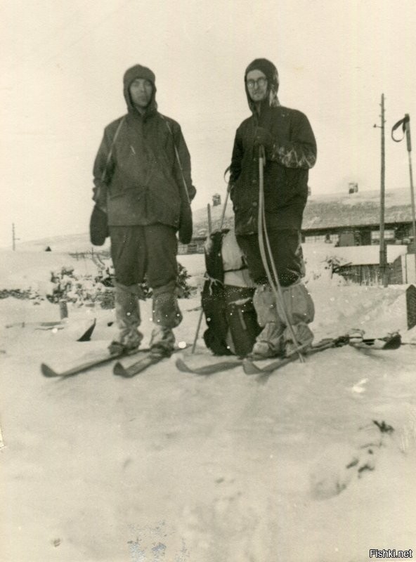 Туристы. Мурманская область. 1959г.