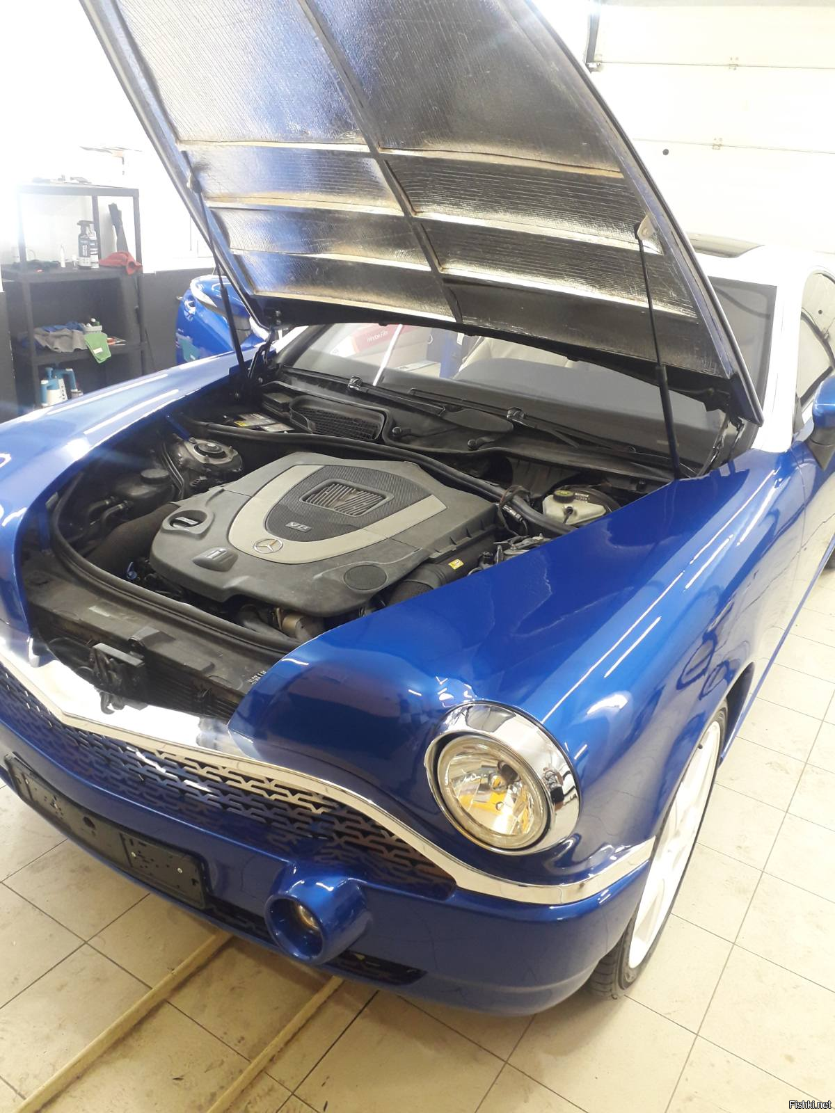 Товарищ фото прислал. Сделали из Мерседеса и Победы.