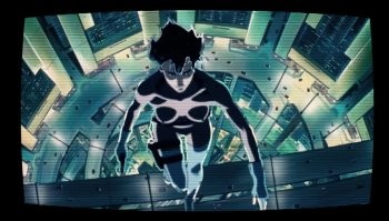 Почему-то напомнило   "Призрак в доспехах"