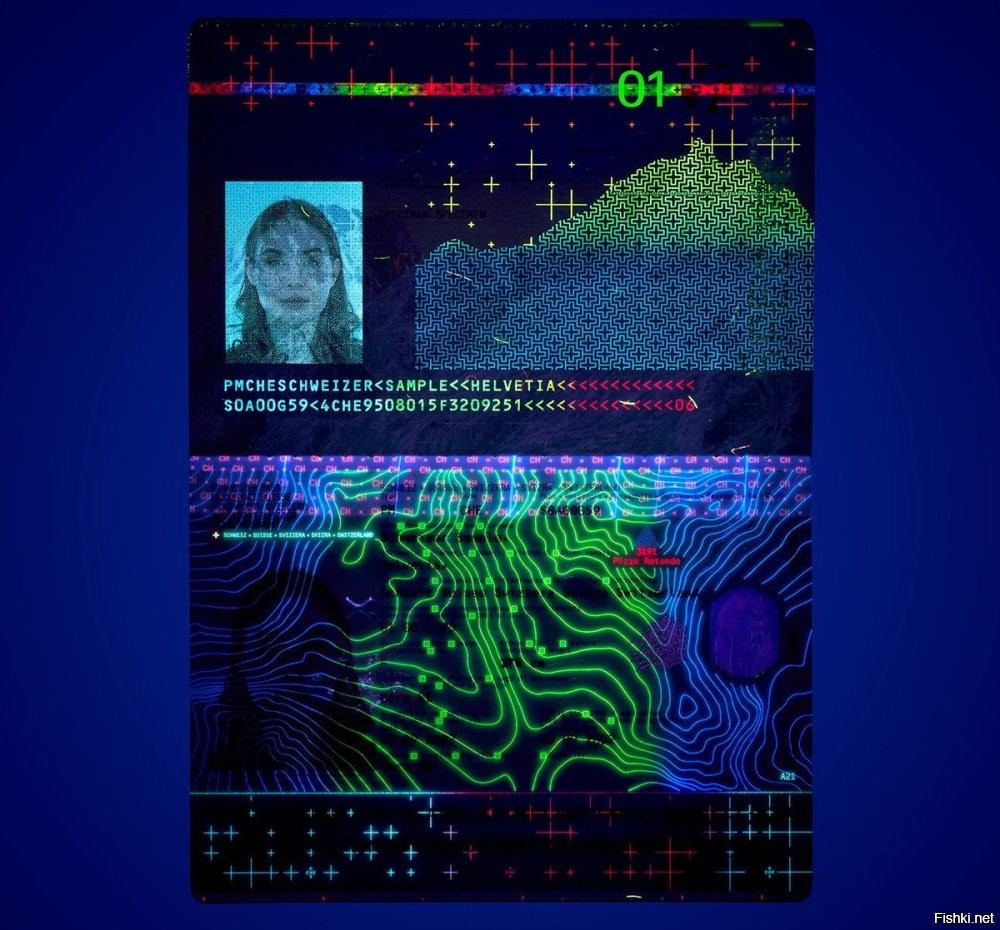 Куча стран использует UV-краску как защиту от подделок.
В чем новость то?