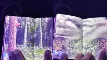 Есть и красивее паспорта под ультрафиолетом...