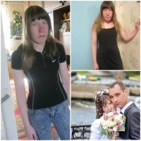 Самец и самка паука-золотопряда