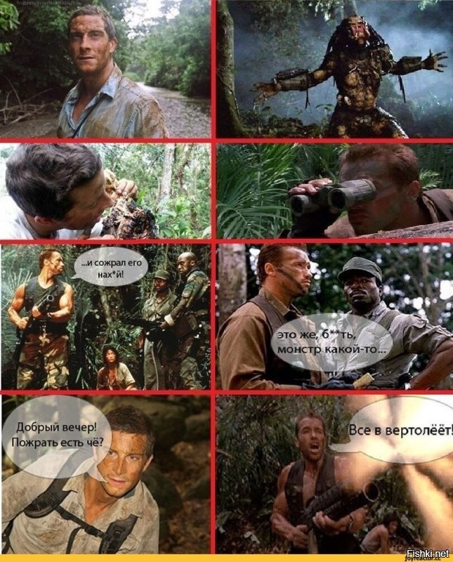 "Хищник" (1987) отряд Арнольда Шварценеггера. Съемки, факты, персонажи